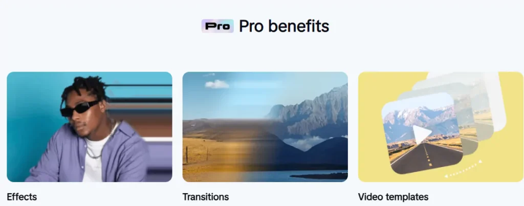 CapCut PRO benefits