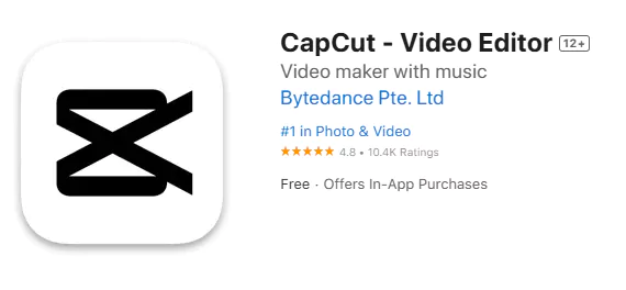 CapCut Free Video Editor App